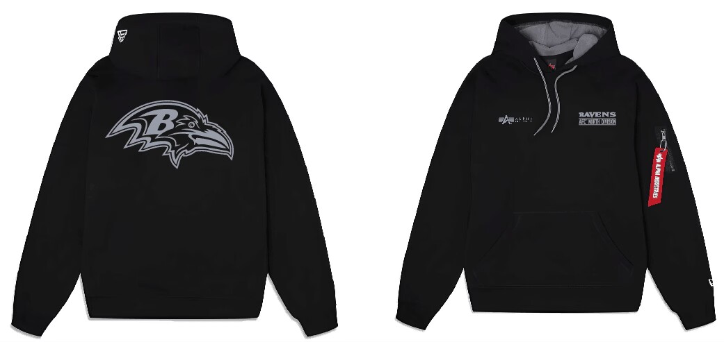 Men Baltimore Ravens 2024 Nike NFL black hoodie